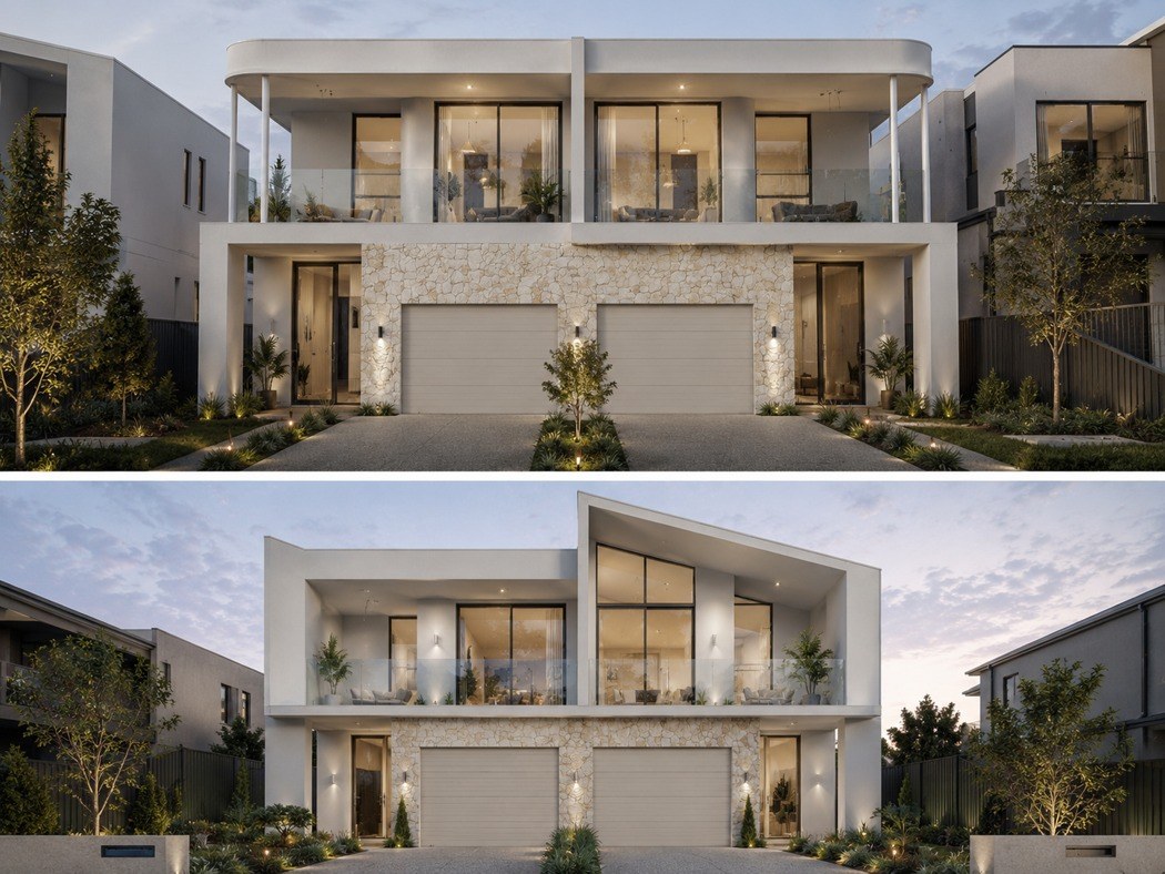 ALUX new build duplex — design concept