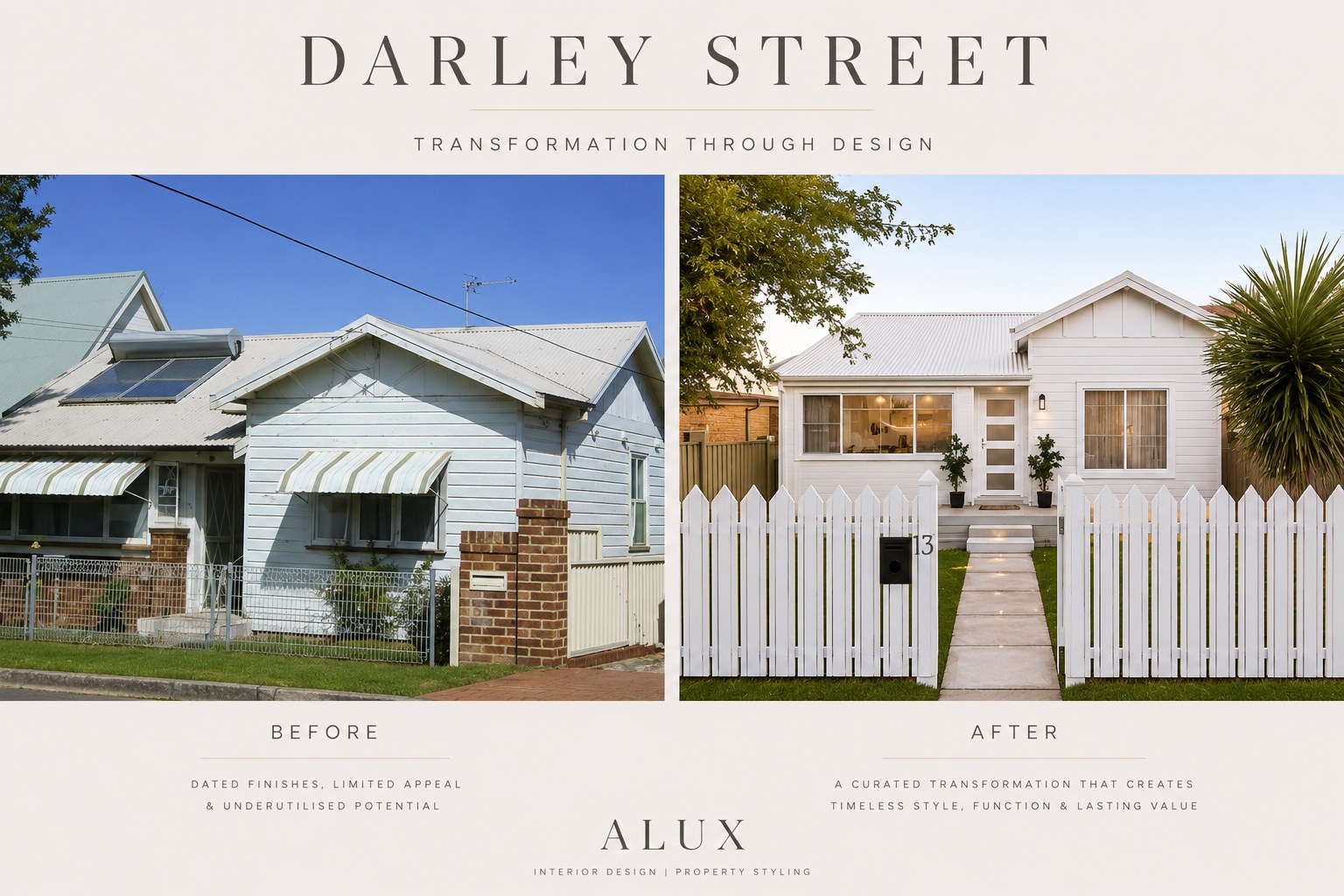 Darley Street renovation — before and after by ALUX